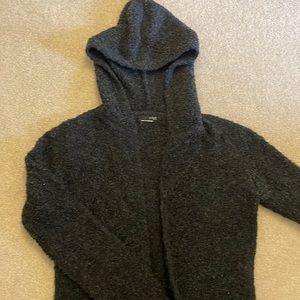 J Crew Petite Hooded Marled Cardigan
